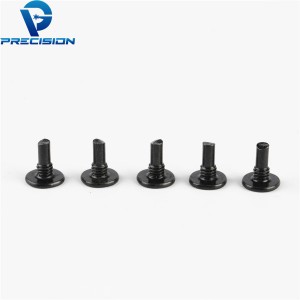 M1.2 M1.4 M1.6 carbon steel black zinc plated partial thread screw