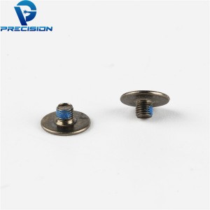 M1.2 Carbon steel phillips drive nickel plated computer screw