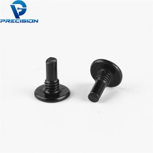 M1.2 M1.4 M1.6 carbon steel black zinc plated partial thread screw